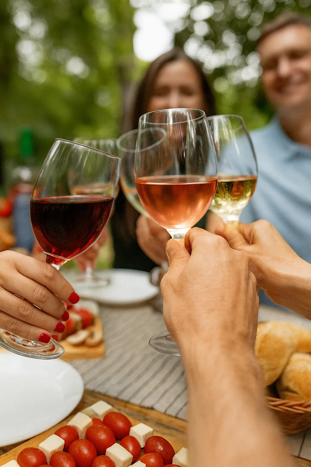 Rouge ou rosé barbecue